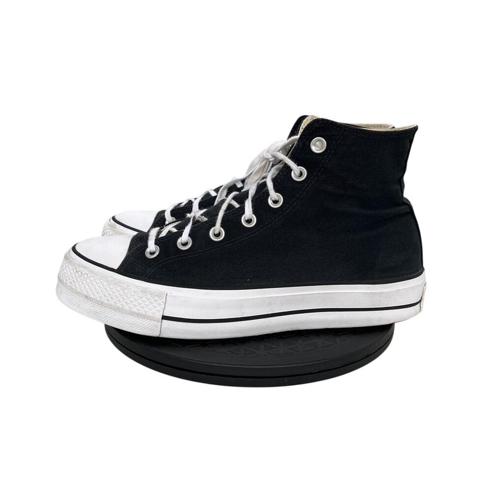 Womens Converse Chuck Taylor All Star Lift Platform Canvas Size 10 Black White